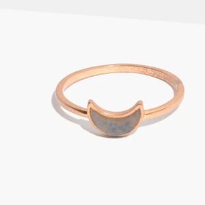 Madewell Crescent Moon Ring